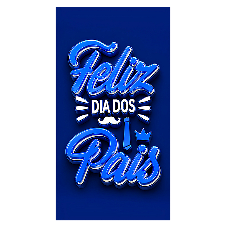 Capa Faixa Lateral Sublimado - Dia dos Pais