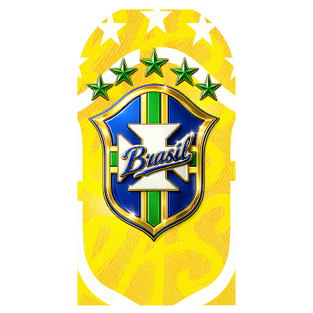 Capa Faixa Lateral Sublimado - CBF Copa do Mundo Brasil