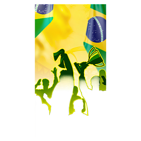 Capa Faixa Lateral Sublimado - Copa do Mundo Brasil