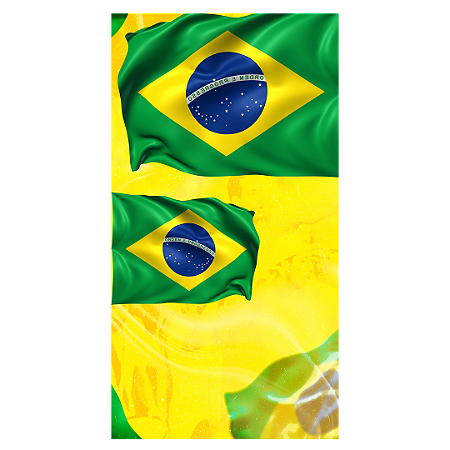 Capa Faixa Lateral Sublimado - Copa do Mundo Brasil