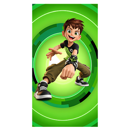 Capa Faixa Lateral Sublimado - Ben 10
