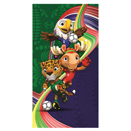 Capa Faixa Lateral Sublimado - Copa do Mundo Brasil
