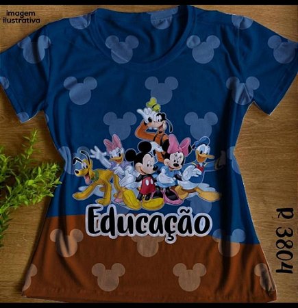 T-shirts Babylook no Atacado Educação Disney