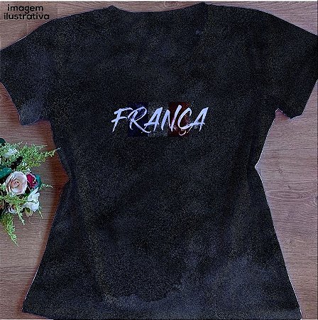 T-shirt Babylook No Atacado França