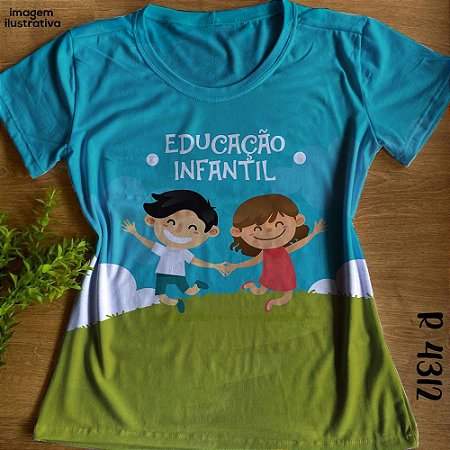 Tshirt Babylook Feminina no Atacado Educação Infantil
