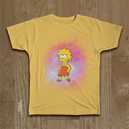 T-shirt Infantil Unissex Lisa