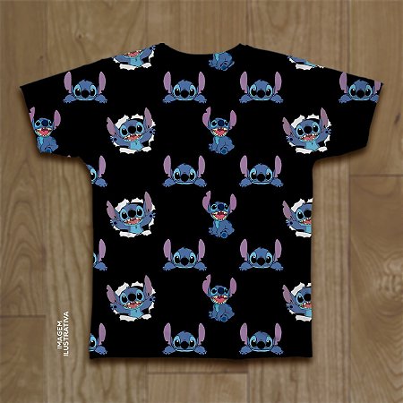 T-shirt Infantil Unissex Stitch