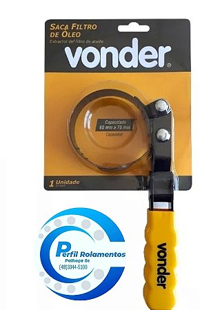 Saca filtro de óleo 70mm a 80mm Vonder
