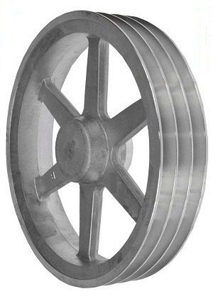 Polia de alumínio 120 B3 canais