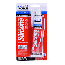 Silicone Acético Alta Temperatura vermelho