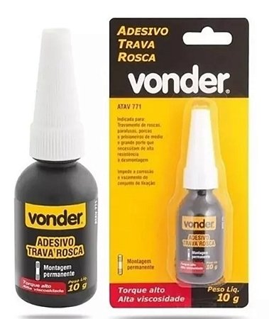 Trava rosca 10gr vermelho