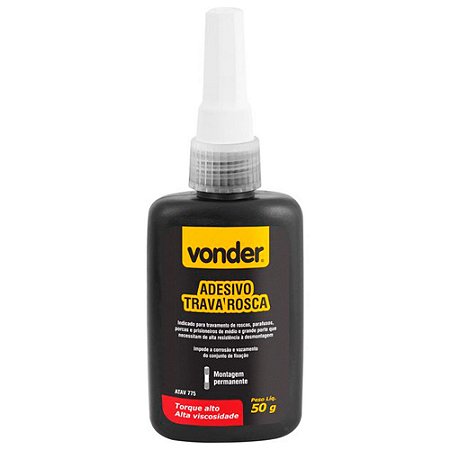 Trava rosca torque alto 50gr vermelho