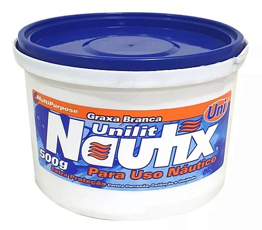 Graxa Branca Náutica Ingrax Unilit Nautix 500 Gramas