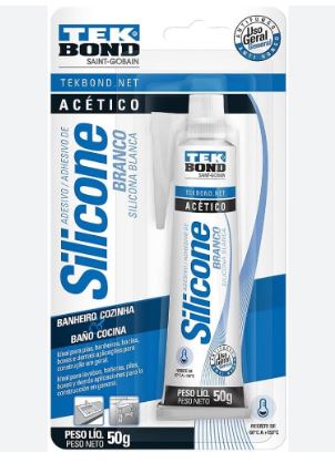 Silicone Branco acetico 50g