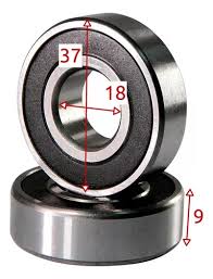 Rolamento 18x37x9 6904 2rs eixo de 18mm
