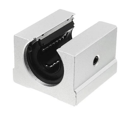 Rolamento Linear SME 12 UU MAK   PILLOW BLOCK ABERTO
