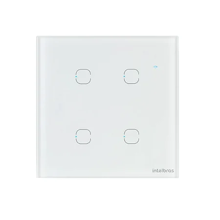 INTERRUPTOR SMART WI-FI TOUCH 4 TECLAS EWS 1004 BRANCO