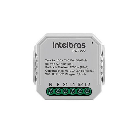 INTERRUPTOR CONTROLADOR DE CARGAS WIFI 2/2 EWS 222