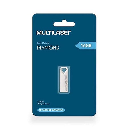 Pen Drive 16 GB Diamond PD850 - Multilaser