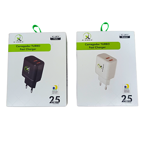Carregador 2 USB 25W XC-UR74 - X-CELL