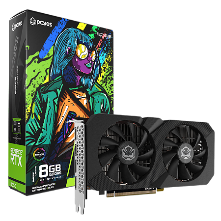 Gpu Nvidia Geforce Rtx 3050 8Gb Gddr6 128Bit Projeto Edge - Pvrtx30508Blpe