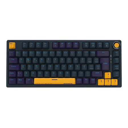 TECLADO MECANICO 75% PCYES ARKEUM - SUNSET EDITION - SWITCH BLUE - AKSS75BBR
