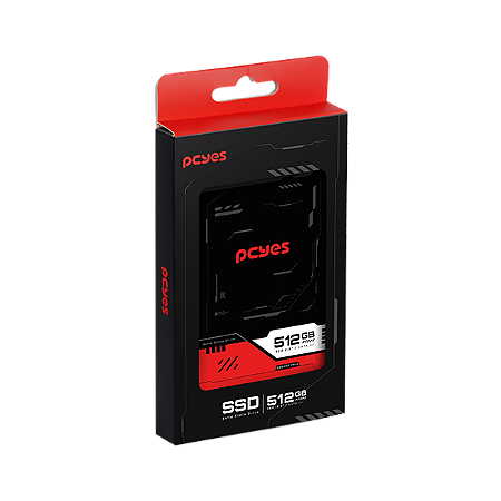 SSD PCYES PY512 512GB SATA III 2,5 LEITURA 550MB/S ESCRITA 400MB/S - SSD25PY512