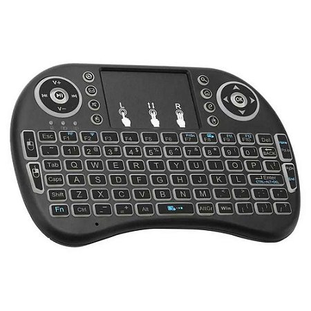 Mini Teclado Sem Fio Touchpad Keyboard Air Mouse Universal  P/ Android Tv, Pc, Notebook e Tv - Ukb-500