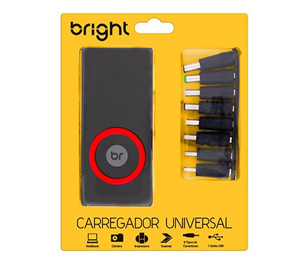 CARREGADOR UNIVERSAL BRIGHT