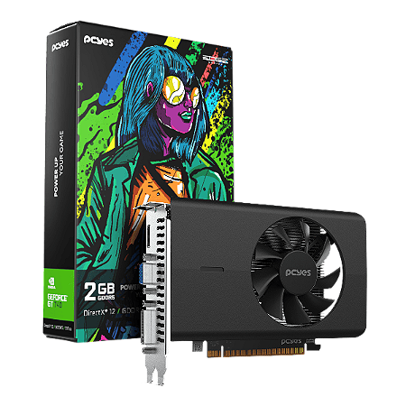 PLACA DE VÍDEO GEFORCE SERIES GT740 2GB DDR5 HDMI / VGA E DVI
