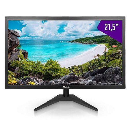 MONITOR SKUL 21,5 OFFICE LED 5MS COM ENTRADA HDMI+VGA - SM2155MS