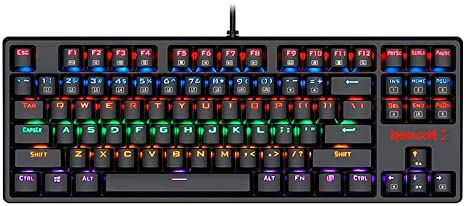 Teclado Mecânico Gamer Daksa K576 LED Switch Outemu MK2 Blue, ABNT2 - K576R Redragon