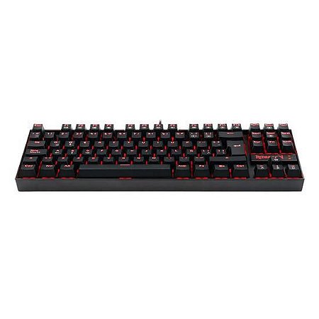 Teclado Mecânico Gamer Kumara K552 Switch Blue Com Led ABNT2 - Redragon