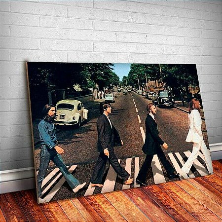 Placa Decorativa Beatles 7 Foto Clássica