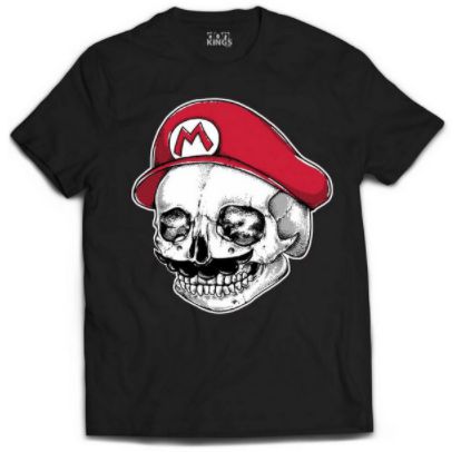 Camiseta Mario - Skull