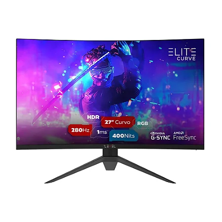MONITOR LEVEL ELITE CURVE 280HZ 27" 1MS