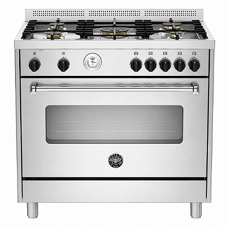 FOGAO MASTER 90CM, 5 QUEIMADORES, INOX, FORNO ELETRICO 220V
