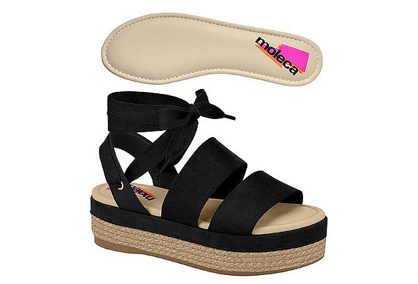 sandalias plataforma moleca