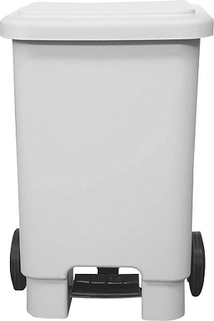 Lixeira 100 Litros com Pedal e Rodas