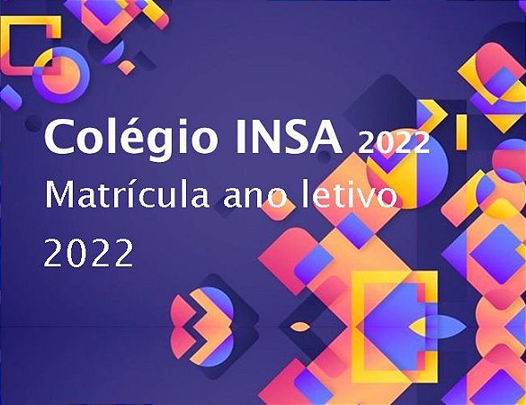 1ª Parcela ano letivo 2022 (Matrícula)