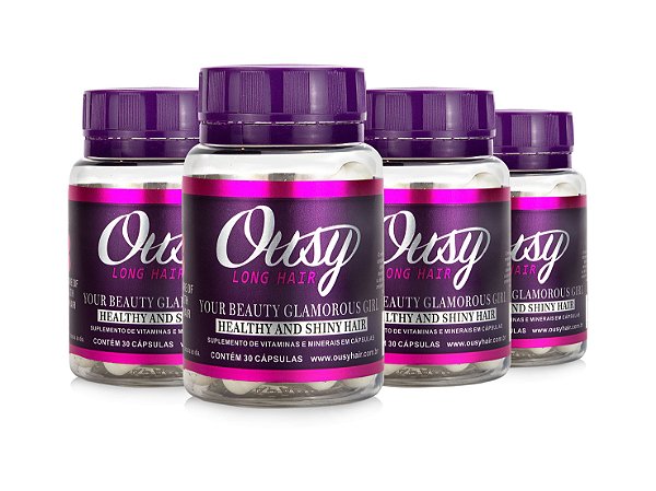 Ousy Hair Crescimento Cabelo-tratamento 120 Dias-120 Capsulas