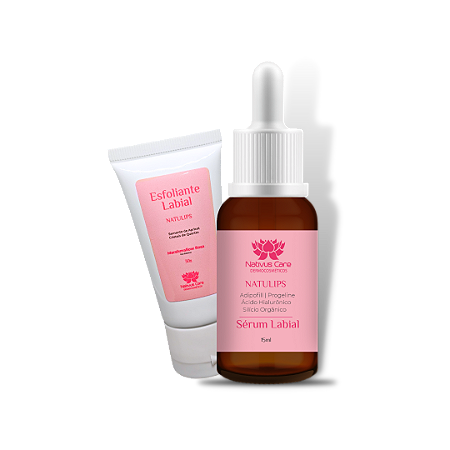 NATULIPS - 1UN ESFOLIANTE LABIAL + 01UN SERUM LABIAL