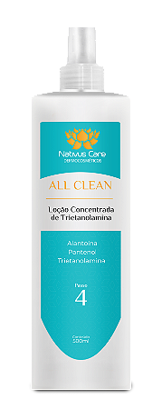 ALL CLEAN - LOÇÃO CONCENTRADA TRIETANOLAMINA 500ML - PASSO 4 - 01 UNIDADE