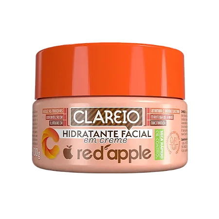 Hidratante Facial em creme Clareio Red Apple 100g