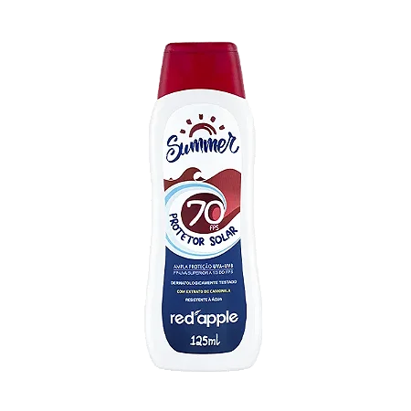 Protetor Solar Summer FPS 70 125ml Red Apple