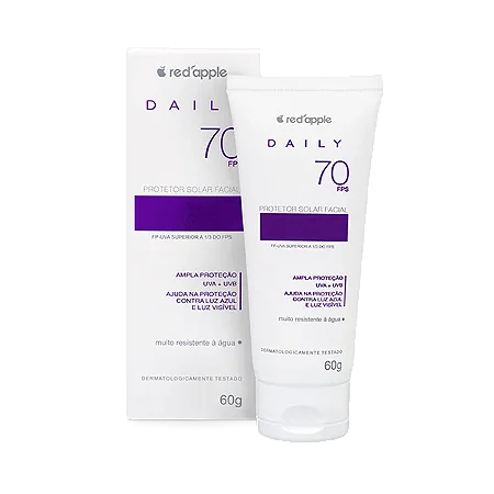 Protetor Facial Daily FPS 70 60g Red Apple