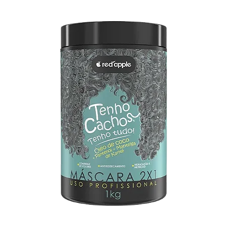 Máscara 2x1 Tenho Cachos 1kg Red Apple