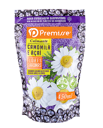 Sabonete Camomila e Açaí Pouch 450 ml Premisse