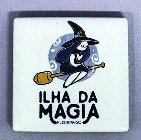 IMÃ PORCELANA ILHA DA MAGIA STORE