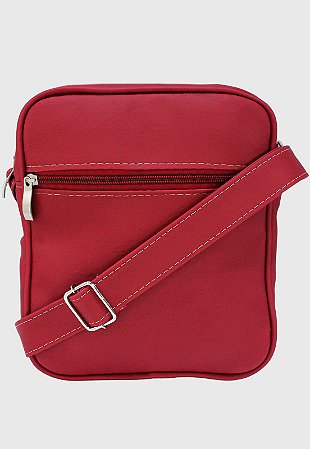 Shoulder Bag Bolsa Transversal Pequena Vermelha L084